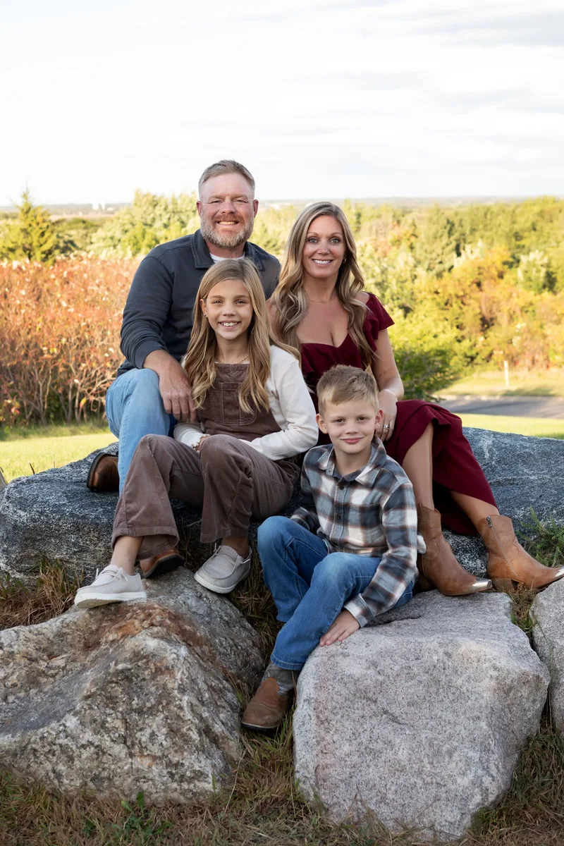 Tom and his family